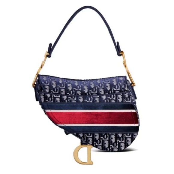 BRAND NEW DIOR Oblique Embroidered Saddle Bag - Picture 3 of 11